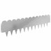 Gazonrand 20 st 103 x 25 cm Staal Zilverkleurig