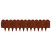 Gazonrand 10 st 103 x 25 cm Staal Roestig