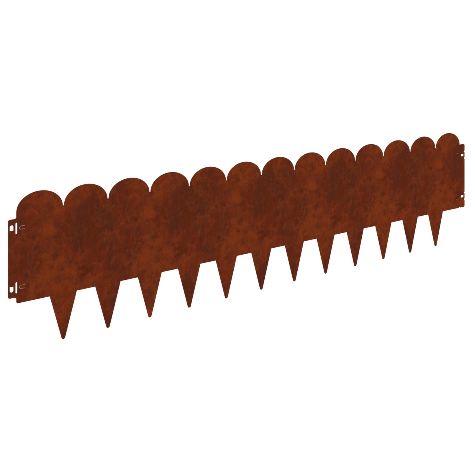 Gazonrand 20 st 103 x 25 cm Staal Roestig