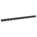 Gazonrand 20 st 102 x 4 x 4 cm Staal Zwart