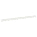 Gazonrand 10 st 102 x 4 x 4 cm Staal Wit