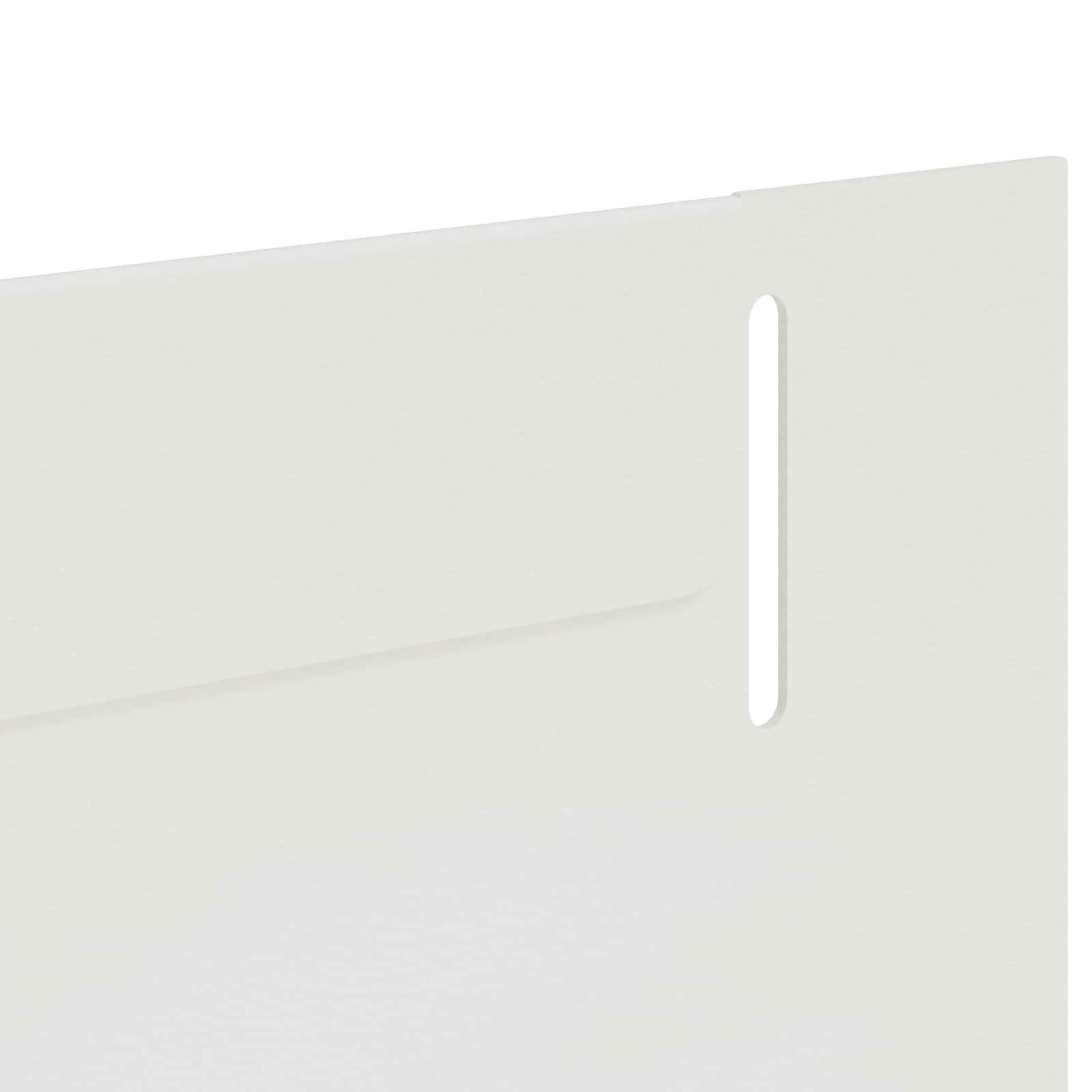 Gazonrand 20 st 102 x 4 x 4 cm Staal Wit