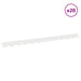 Gazonrand 20 st 102 x 4 x 4 cm Staal Wit