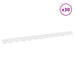 Gazonrand 30 st 102 x 4 x 4 cm Staal Wit