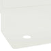 Gazonrand 50 st 102 x 4 x 4 cm Staal Wit