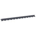 Gazonrand 10 st 102 x 4 x 4 cm Staal Antracietkleurig