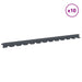 Gazonrand 10 st 102 x 4 x 4 cm Staal Antracietkleurig