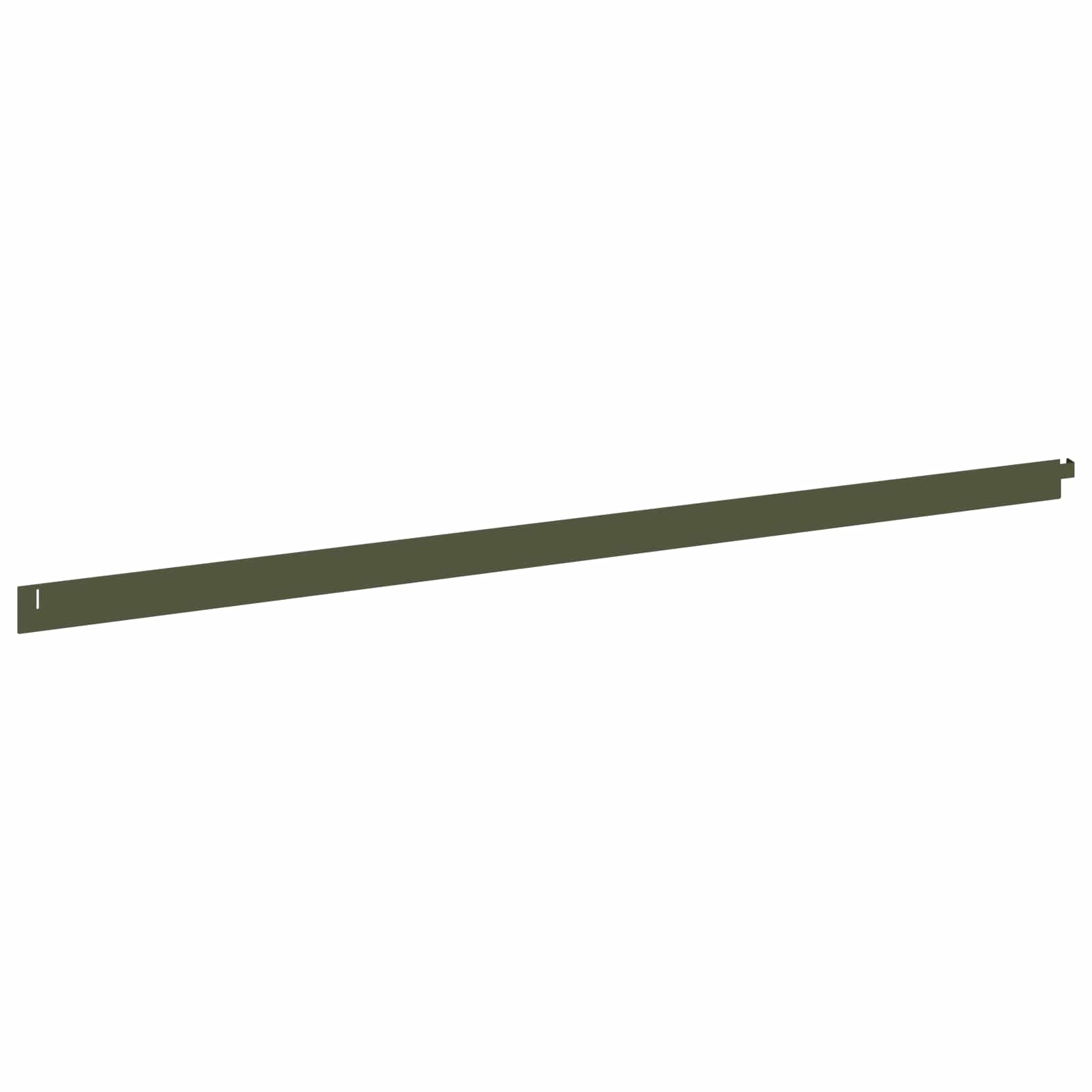 Gazonrand 10 st 102 x 4 x 4 cm Staal Olijfgroen