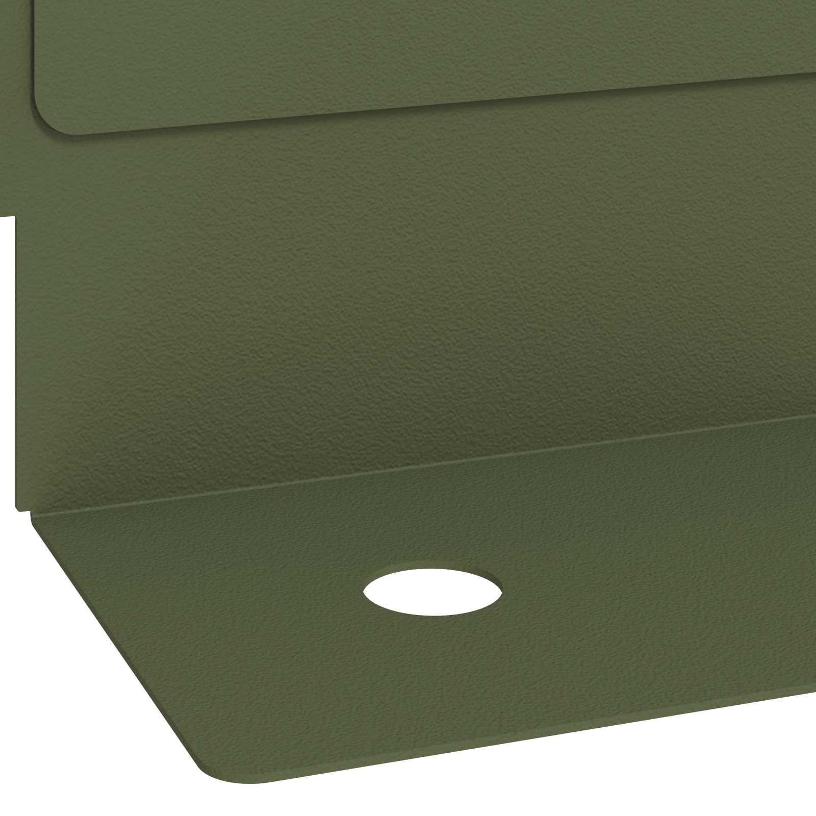 Gazonrand 20 st 102 x 4 x 4 cm Staal Olijfgroen