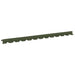 Gazonrand 20 st 102 x 4 x 4 cm Staal Olijfgroen