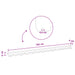 Gazonrand 50 st 102 x 4 x 4 cm Staal Olijfgroen