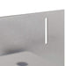 Gazonrand 20 st 102 x 4 x 4 cm Staal Zilverkleurig
