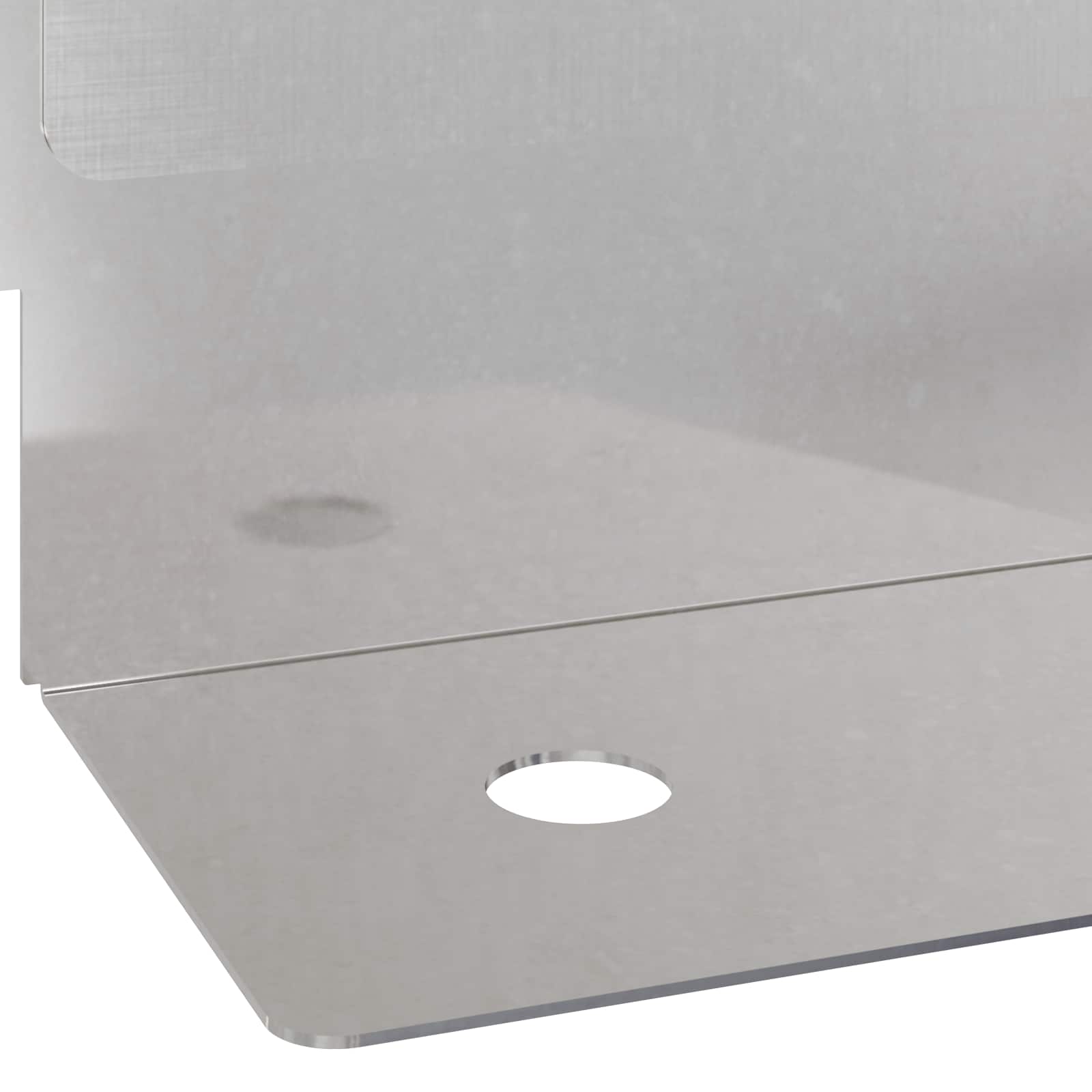 Gazonrand 20 st 102 x 4 x 4 cm Staal Zilverkleurig