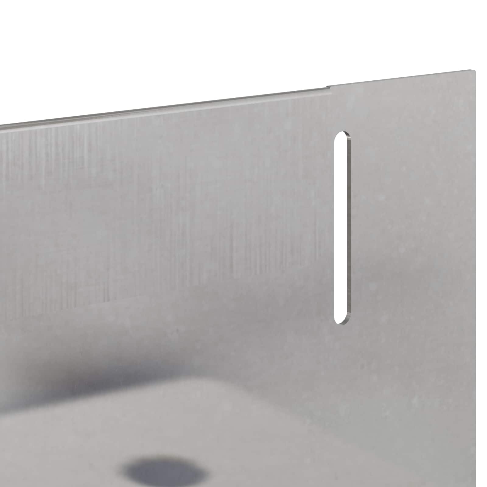 Gazonrand 50 st 102 x 4 x 4 cm Staal Zilverkleurig