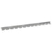 Gazonrand 10 st 102 x 4 x 4 cm Staal Zilverkleurig