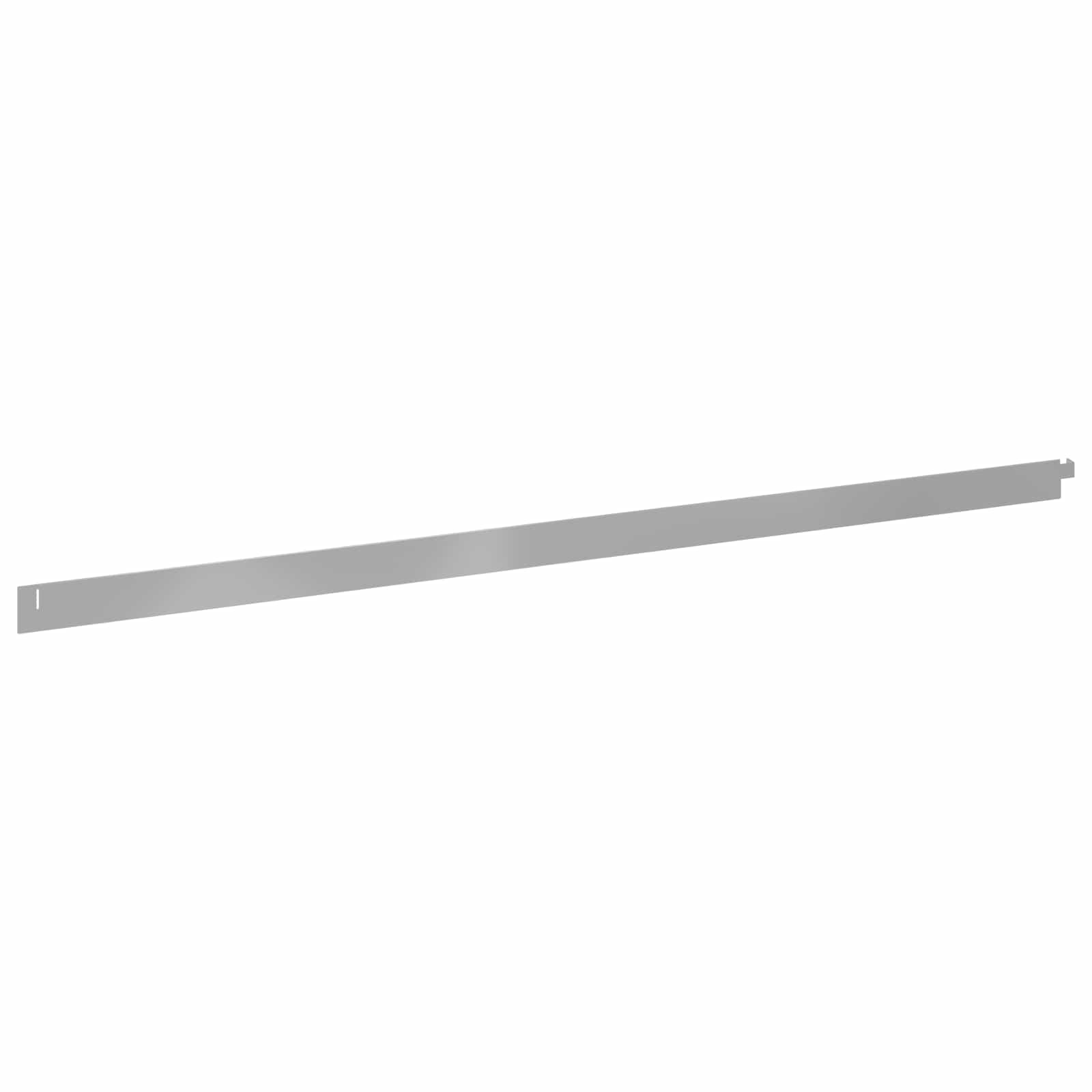 Gazonrand 20 st 102 x 4 x 4 cm Staal Zilverkleurig