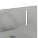 Gazonrand 30 st 102 x 4 x 4 cm Staal Zilverkleurig