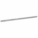 Gazonrand 50 st 102 x 4 x 4 cm Staal Zilverkleurig