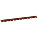Gazonrand 10 st 102 x 4 x 4 cm Staal Roestig