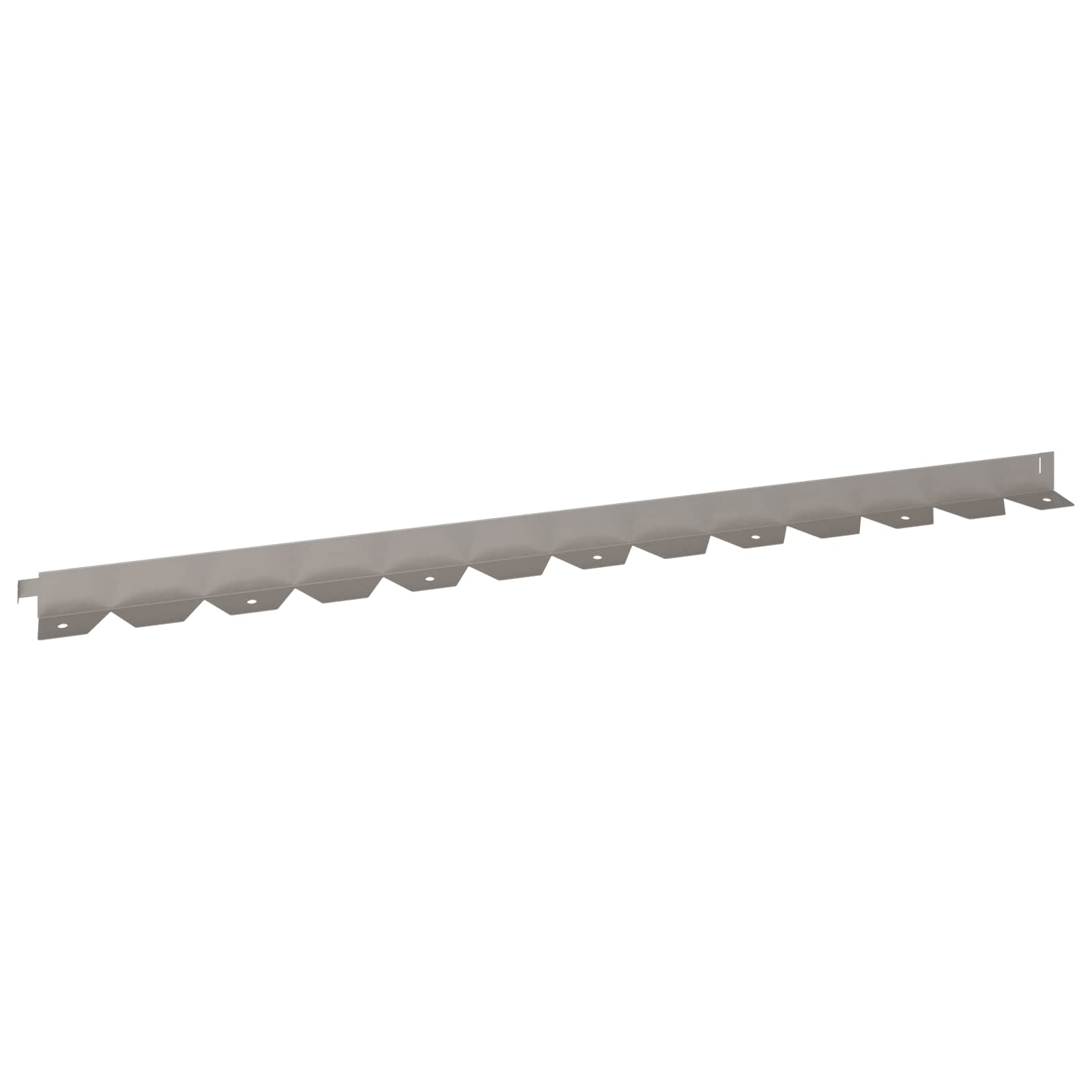 Gazonrand 50 st 102 x 4 x 4 cm Staal Roestig