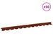 Gazonrand 50 st 102 x 4 x 4 cm Staal Roestig