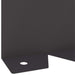 Gazonrand 10 st 102 x 10 x 4 cm Staal Zwart