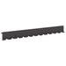 Gazonrand 30 st 102 x 10 x 4 cm Staal Zwart
