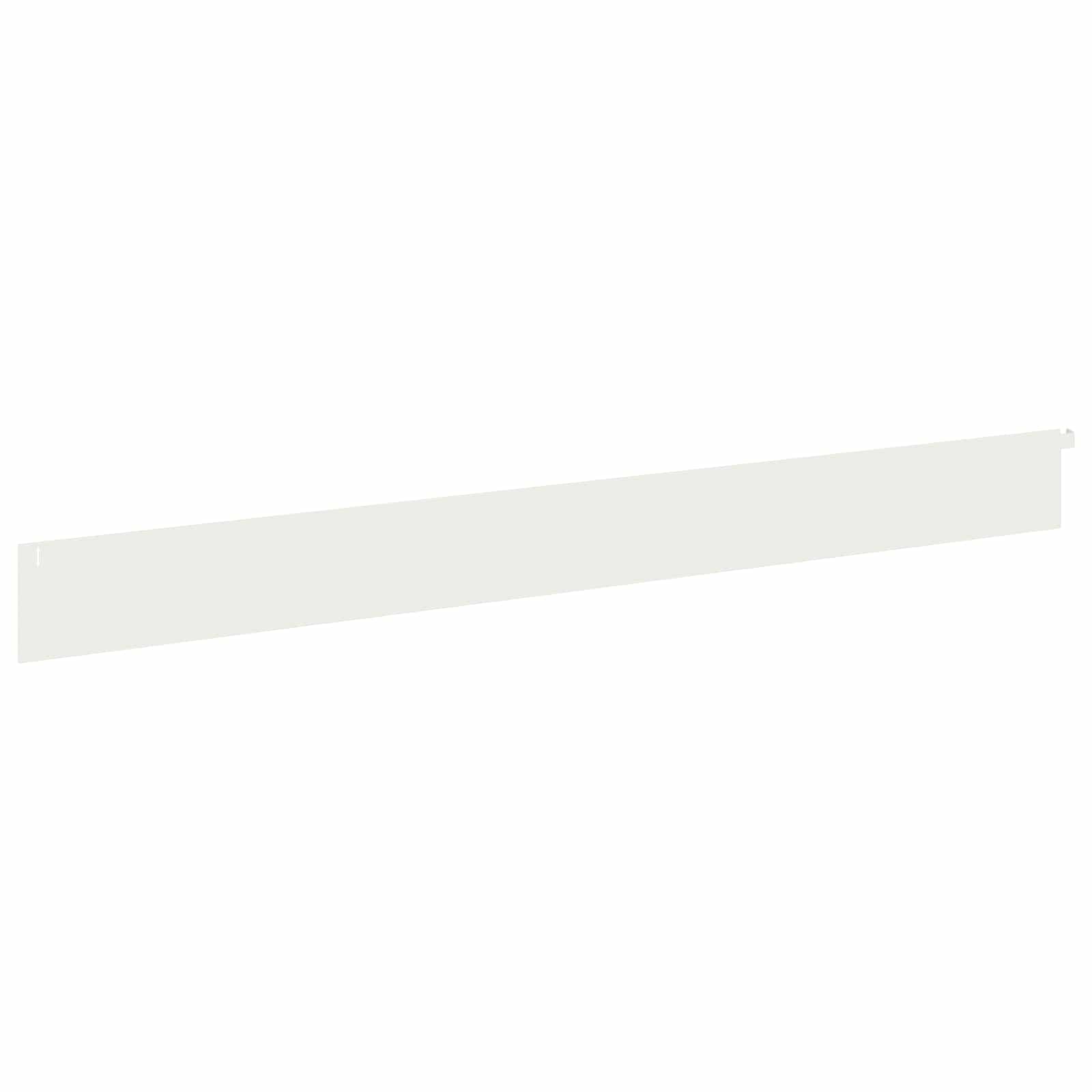 Gazonrand 10 st 102 x 10 x 4 cm Staal Wit