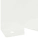 Gazonrand 20 st 102 x 10 x 4 cm Staal Wit