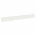 Gazonrand 20 st 102 x 10 x 4 cm Staal Wit