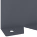 Gazonrand 10 st 102 x 10 x 4 cm Staal Antracietkleurig