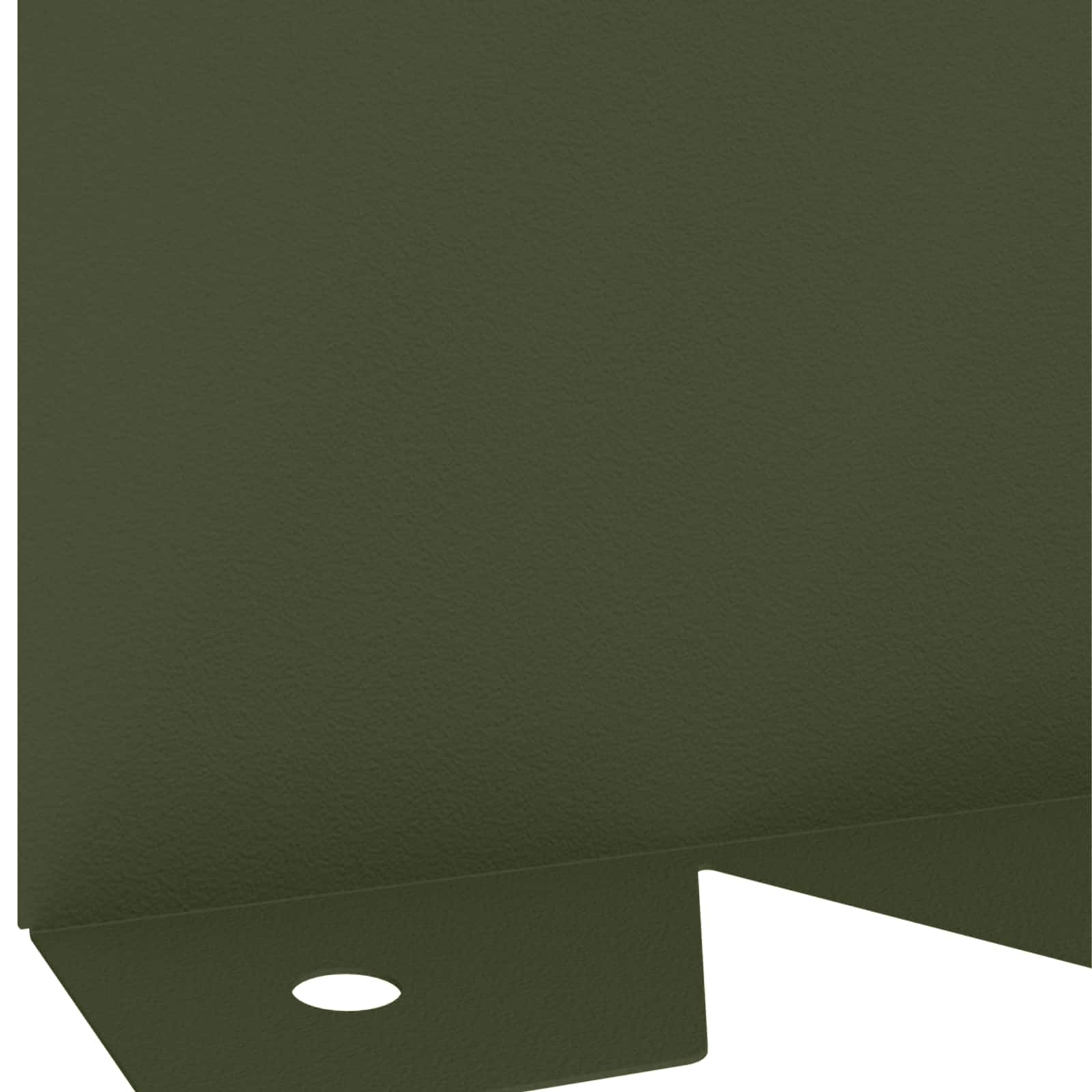 Gazonrand 10 st 102 x 10 x 4 cm Staal Olijfgroen
