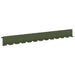 Gazonrand 20 st 102 x 10 x 4 cm Staal Olijfgroen