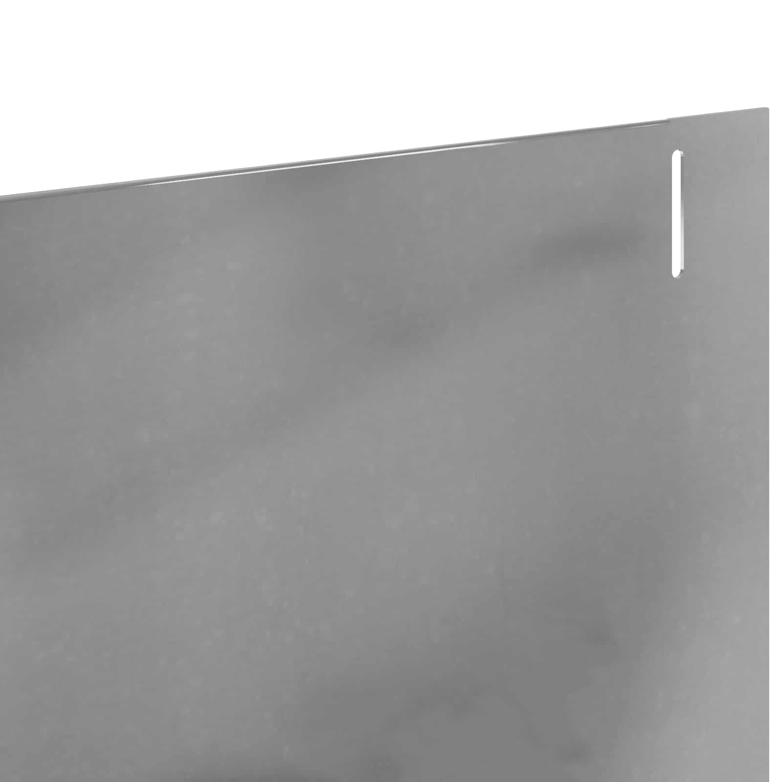 Gazonrand 10 st 102 x 10 x 4 cm Staal Zilverkleurig