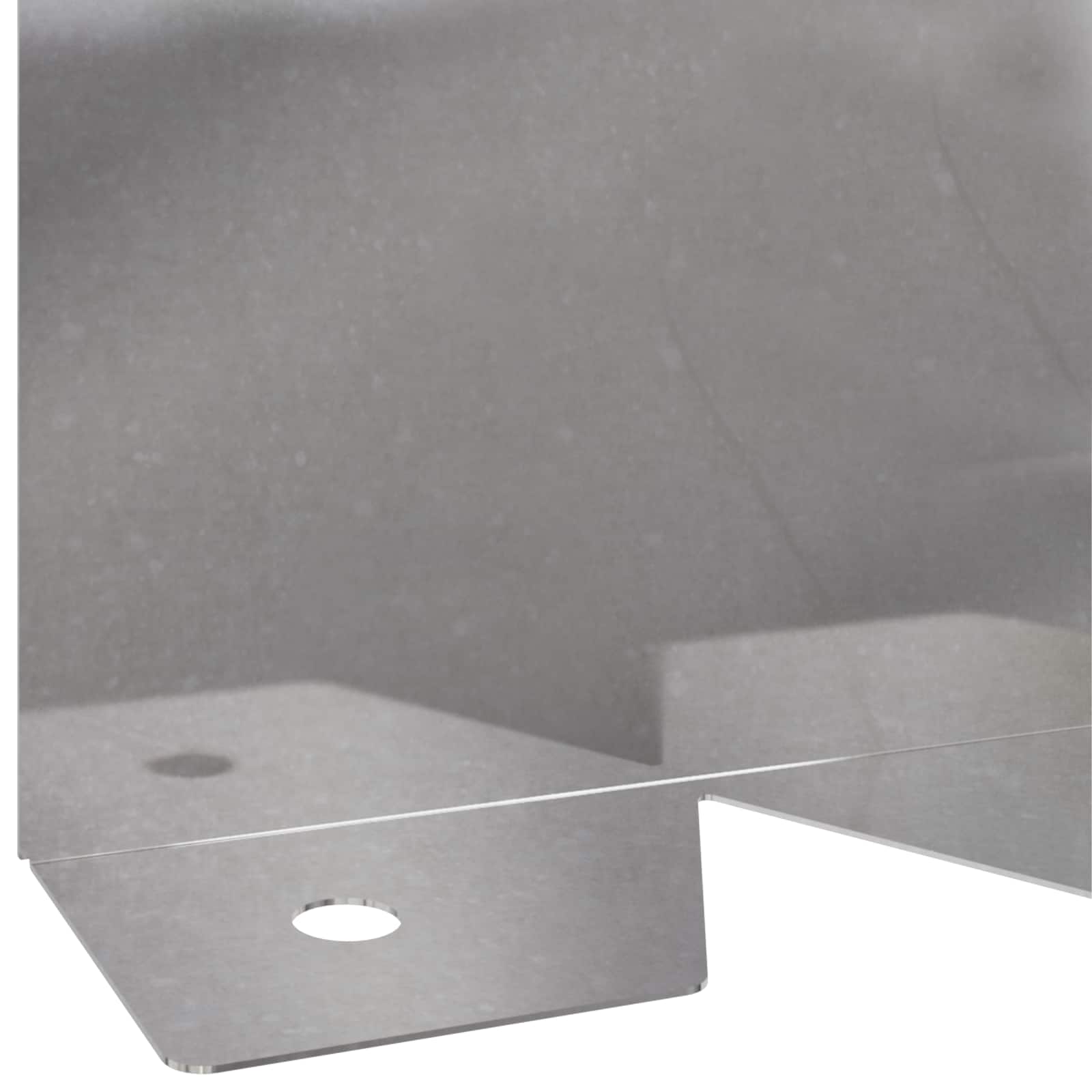 Gazonrand 10 st 102 x 10 x 4 cm Staal Zilverkleurig