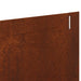 Gazonrand 20 st 102 x 10 x 4 cm Staal Roestig