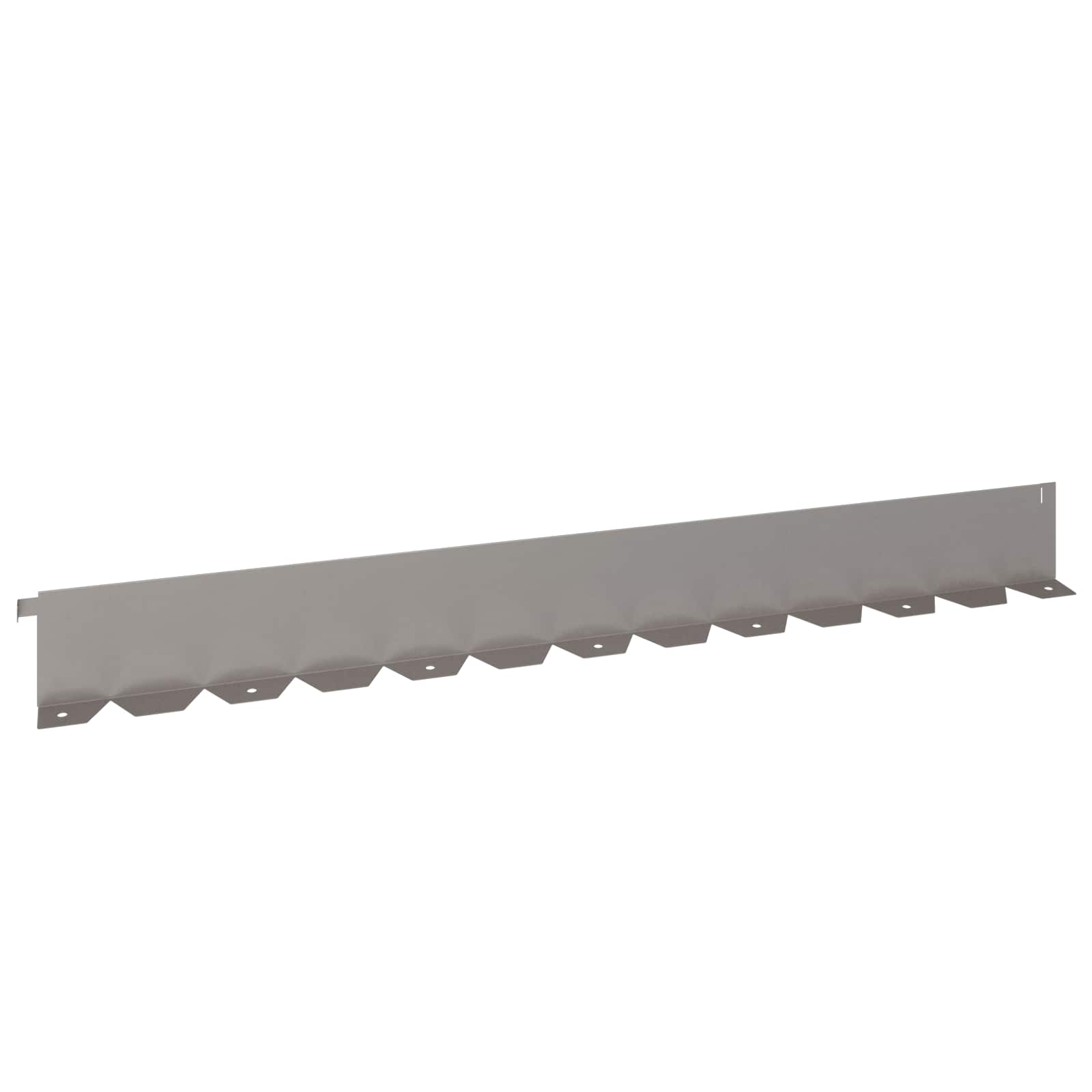 Gazonrand 20 st 102 x 10 x 4 cm Staal Roestig