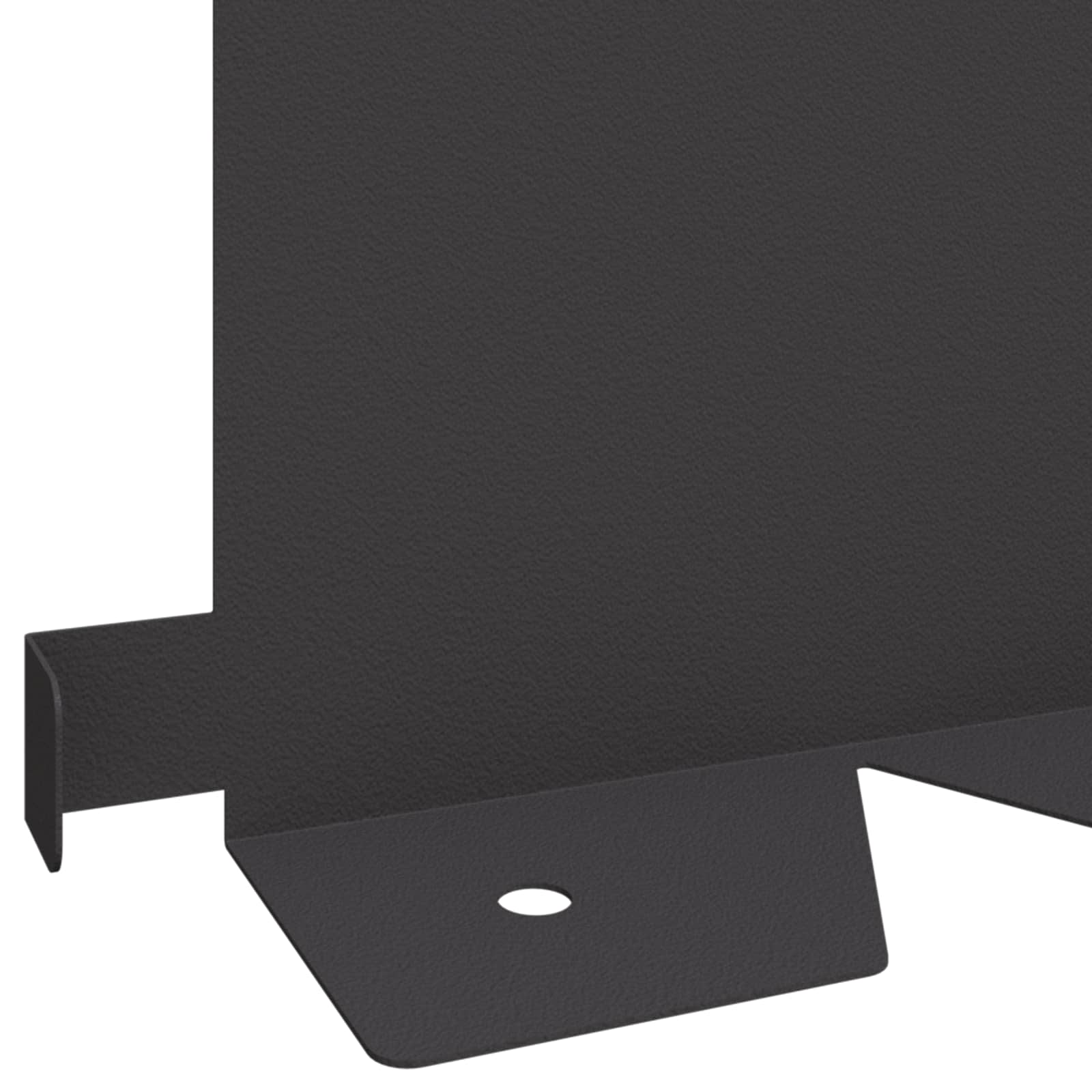Gazonrand 10 st 102 x 15 x 4 cm Staal Zwart