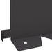 Gazonrand 30 st 102 x 15 x 4 cm Staal Zwart