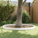 Gazonrand 10 st 102 x 15 x 4 cm Staal Wit