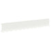 Gazonrand 10 st 102 x 15 x 4 cm Staal Wit