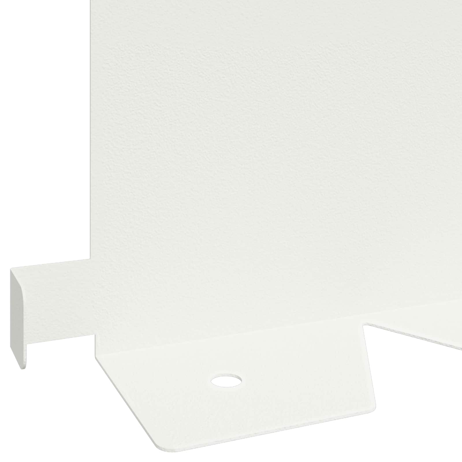 Gazonrand 20 st 102 x 15 x 4 cm Staal Wit