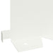 Gazonrand 20 st 102 x 15 x 4 cm Staal Wit