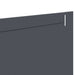 Gazonrand 10 st 102 x 15 x 4 cm Staal Antracietkleurig