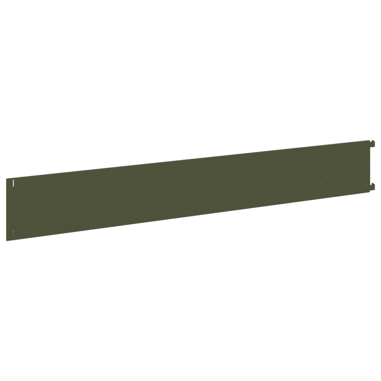 Gazonrand 30 st 102 x 15 x 4 cm Staal Olijfgroen