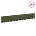 Gazonrand 30 st 102 x 15 x 4 cm Staal Olijfgroen