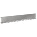 Gazonrand 30 st 102 x 15 x 4 cm Staal Zilverkleurig