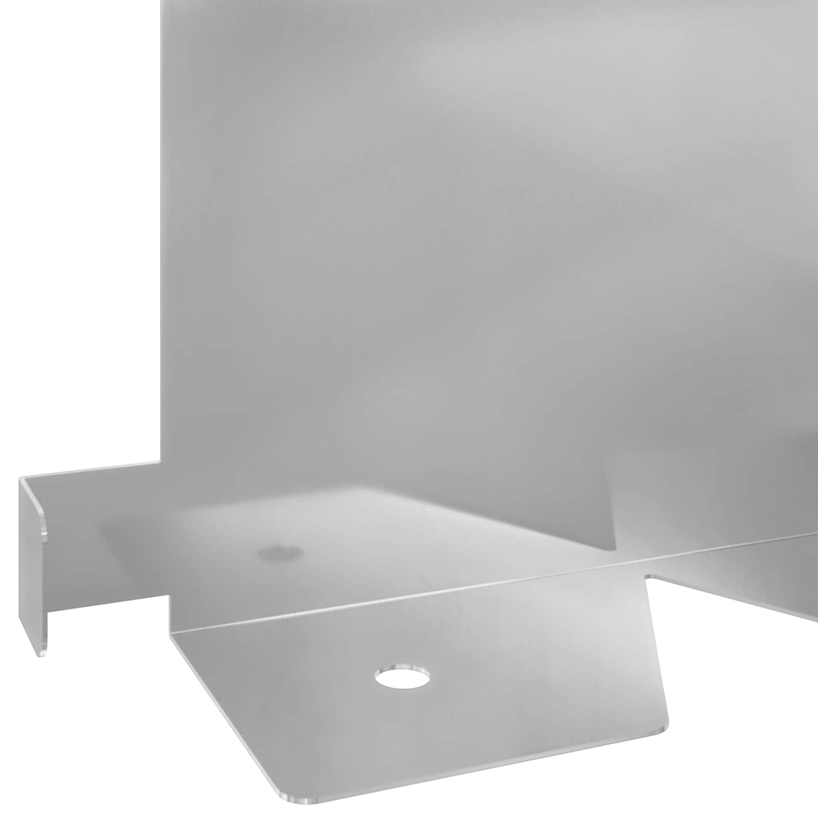 Gazonrand 10 st 102 x 15 x 4 cm Staal Zilverkleurig