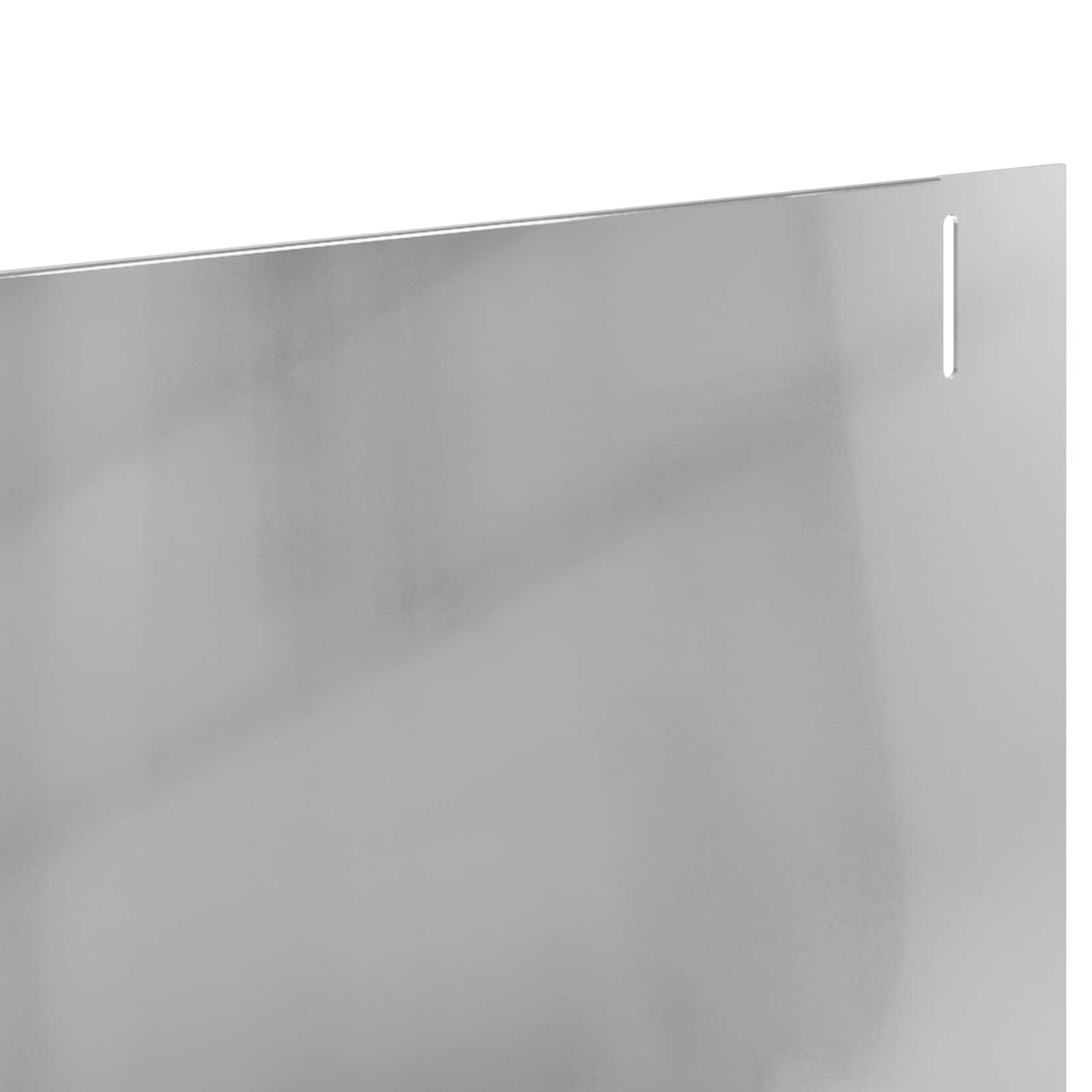 Gazonrand 30 st 102 x 15 x 4 cm Staal Zilverkleurig