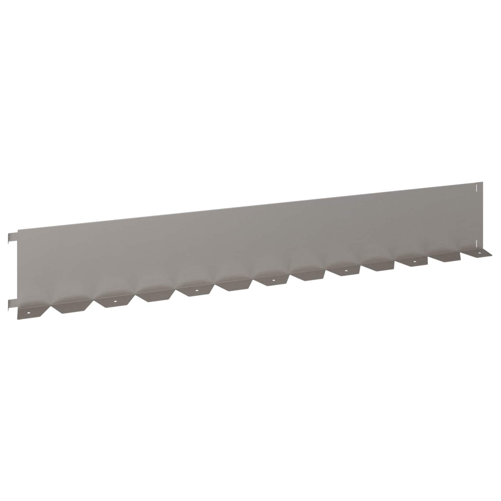Gazonrand 20 st 102 x 15 x 4 cm Staal Roestig